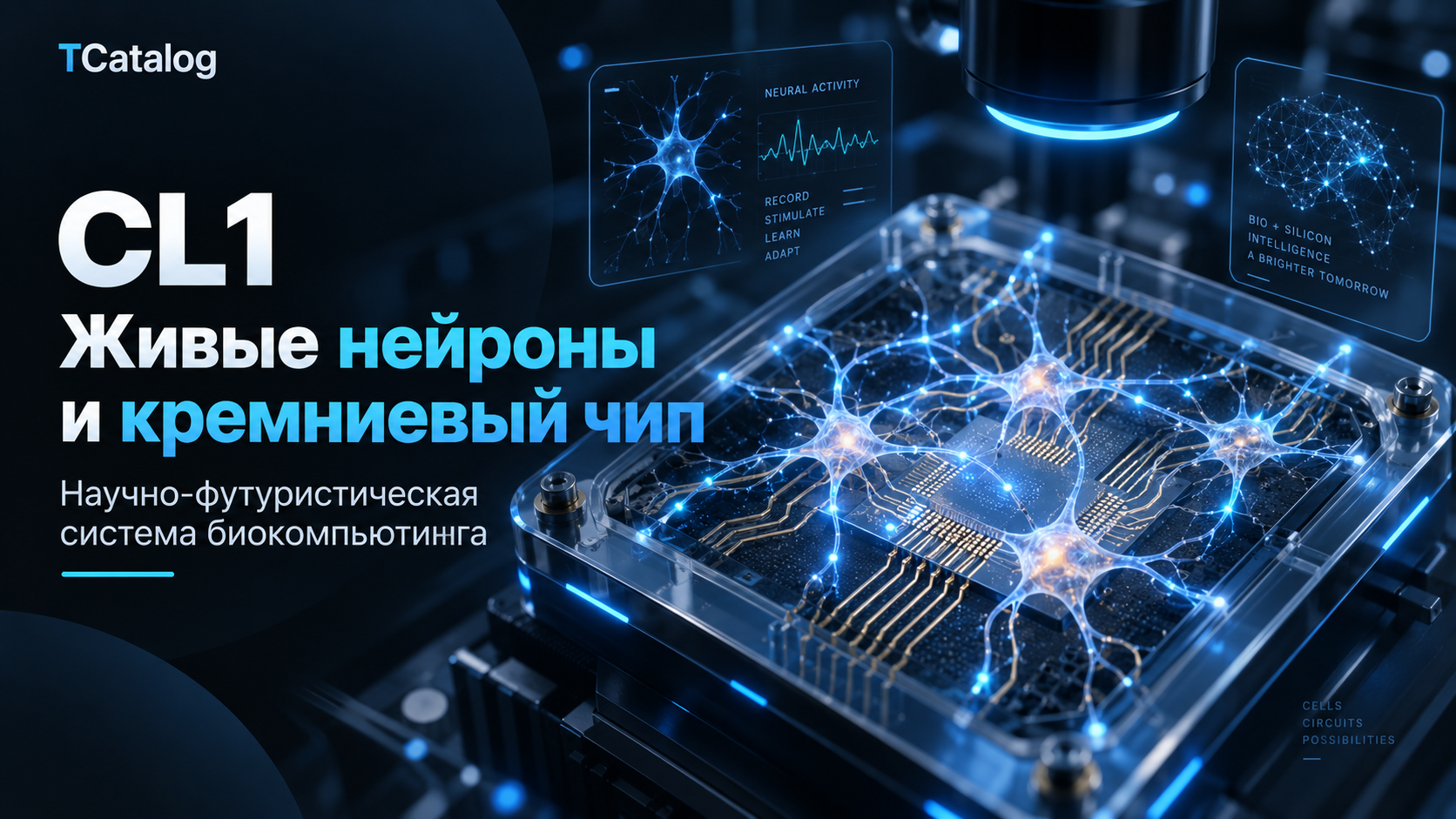 Обложка: CL1 от Cortical Labs: как работает биологический компьютер с живыми нейронами.